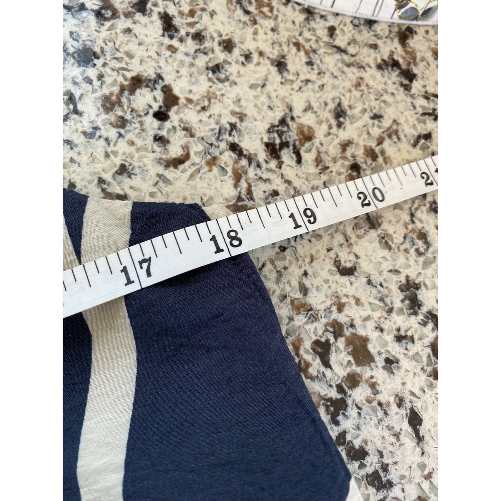 Banana Republic Trapeze Dress M Navy MCM Excellent Geometric Abstract Artsy Mod - Picture 11 of 12